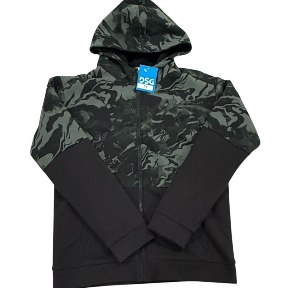 DSG Sport Fleece Sherpa Jacket Boys XL (18) Mountain Mineral Olive NWT
